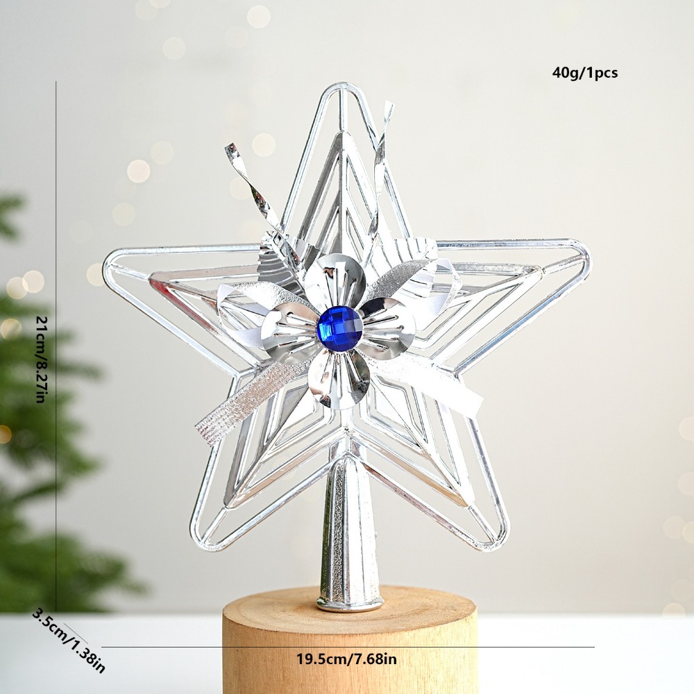 ดาวประดับต้นคริสต์มาสแบบพลาสติ - Star Tree Topper บทวิจารณ์และราคา