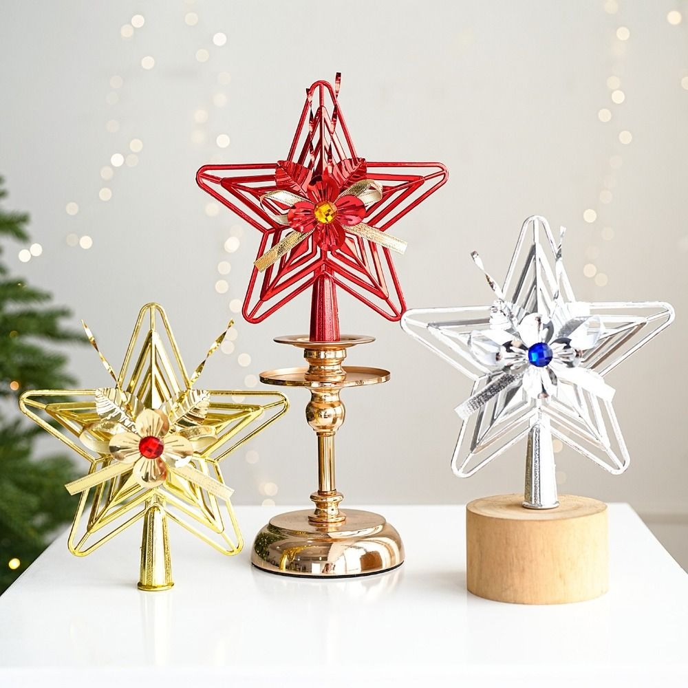 ดาวประดับต้นคริสต์มาสแบบพลาสติ - Star Tree Topper บทวิจารณ์และราคา