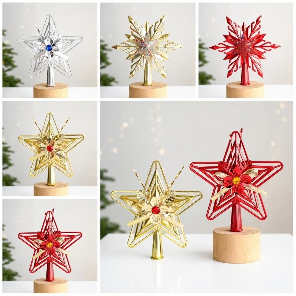ดาวประดับต้นคริสต์มาสแบบพลาสติ - Star Tree Topper บทวิจารณ์และราคา