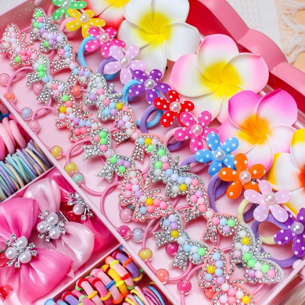 ชุดเครื่องประดับผมแบบยืดหยุ่นส - Ribbon Bow Gift บทวิจารณ์และราคา