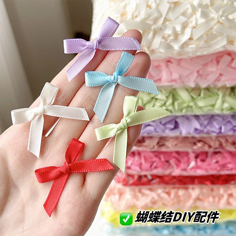 โบว์ริบบิ้นผ้าซาตินหลากสีขนาดเ - Ribbon Bow Gift บทวิจารณ์และราคา