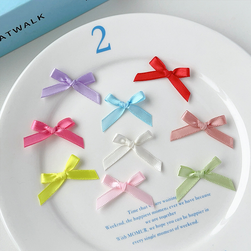 โบว์ริบบิ้นผ้าซาตินหลากสีขนาดเ - Ribbon Bow Gift บทวิจารณ์และราคา
