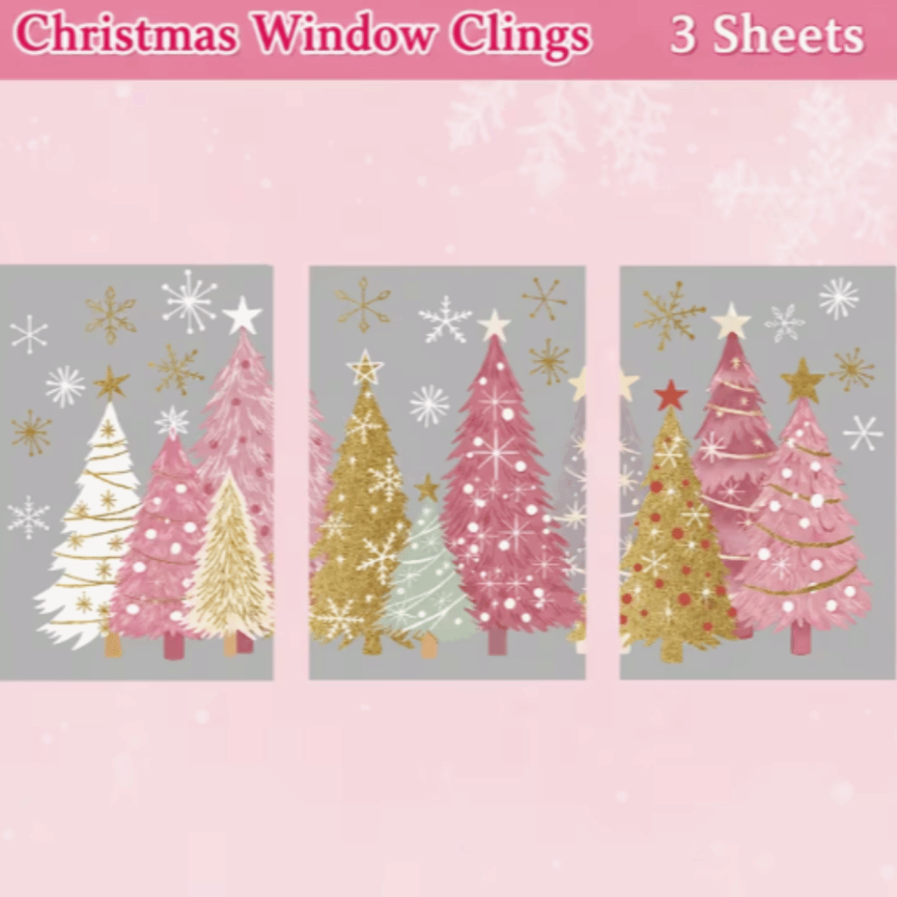 สติ๊กเกอร์ติดกระจกคริสต์มาสแบบ - Snowflake Window Decal บทวิจารณ์และราคา