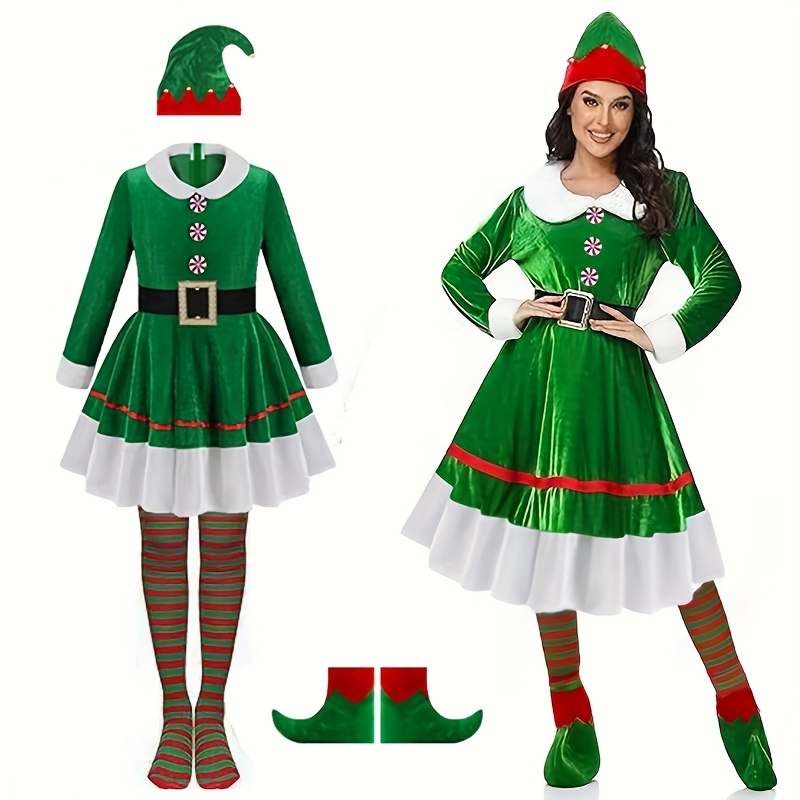 5 ชิ้นคริสต์มาส Elf เครื่องแต่ - Elf Costume Christmas บทวิจารณ์และราคา