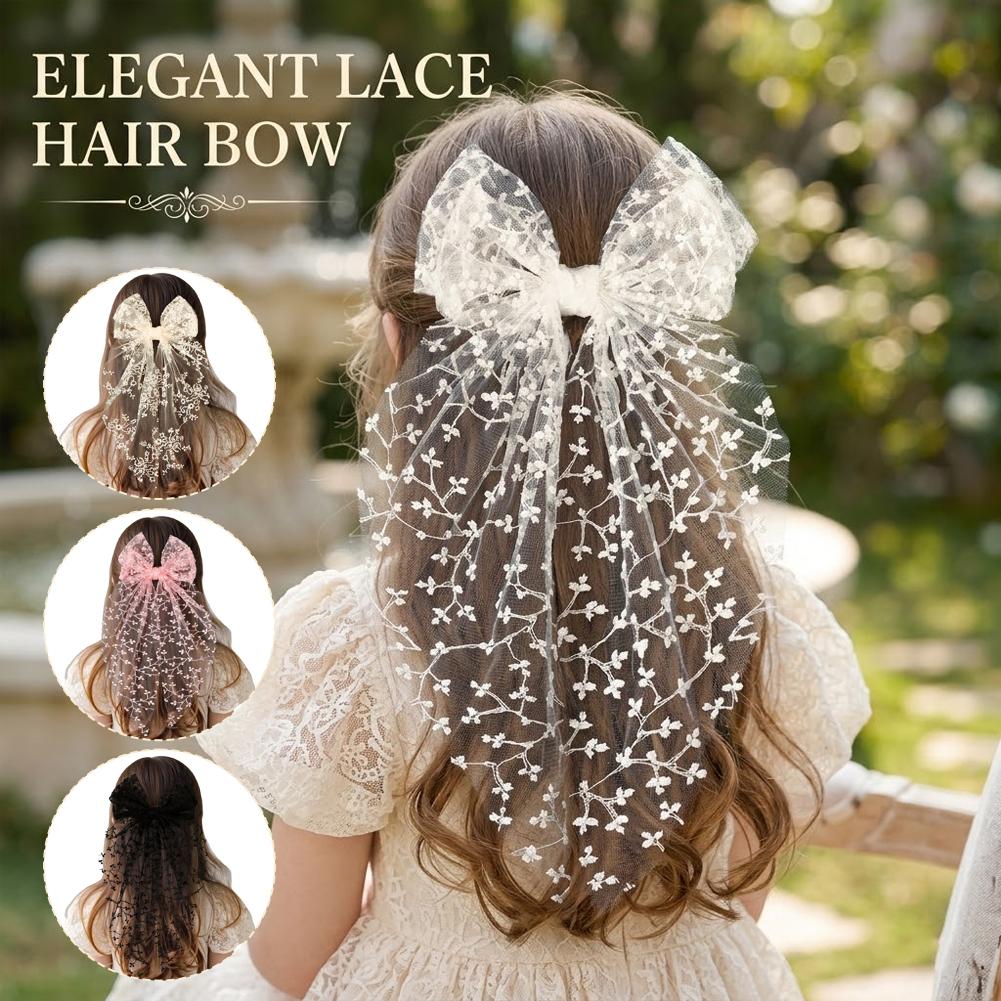 กิ๊บติดผมริบบิ้นโบว์ลูกไม้คาวา - Ribbon Bow Gift บทวิจารณ์และราคา